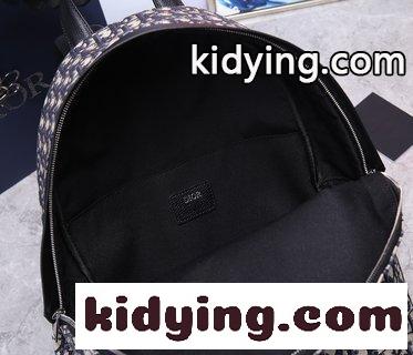 これはカップルになれるDIO.R Oblique両肩バックパックです 古い花の上に金属製の小さなロゴがあり 柔らかくて萌える クリスチャンディオール鞄コピー-2