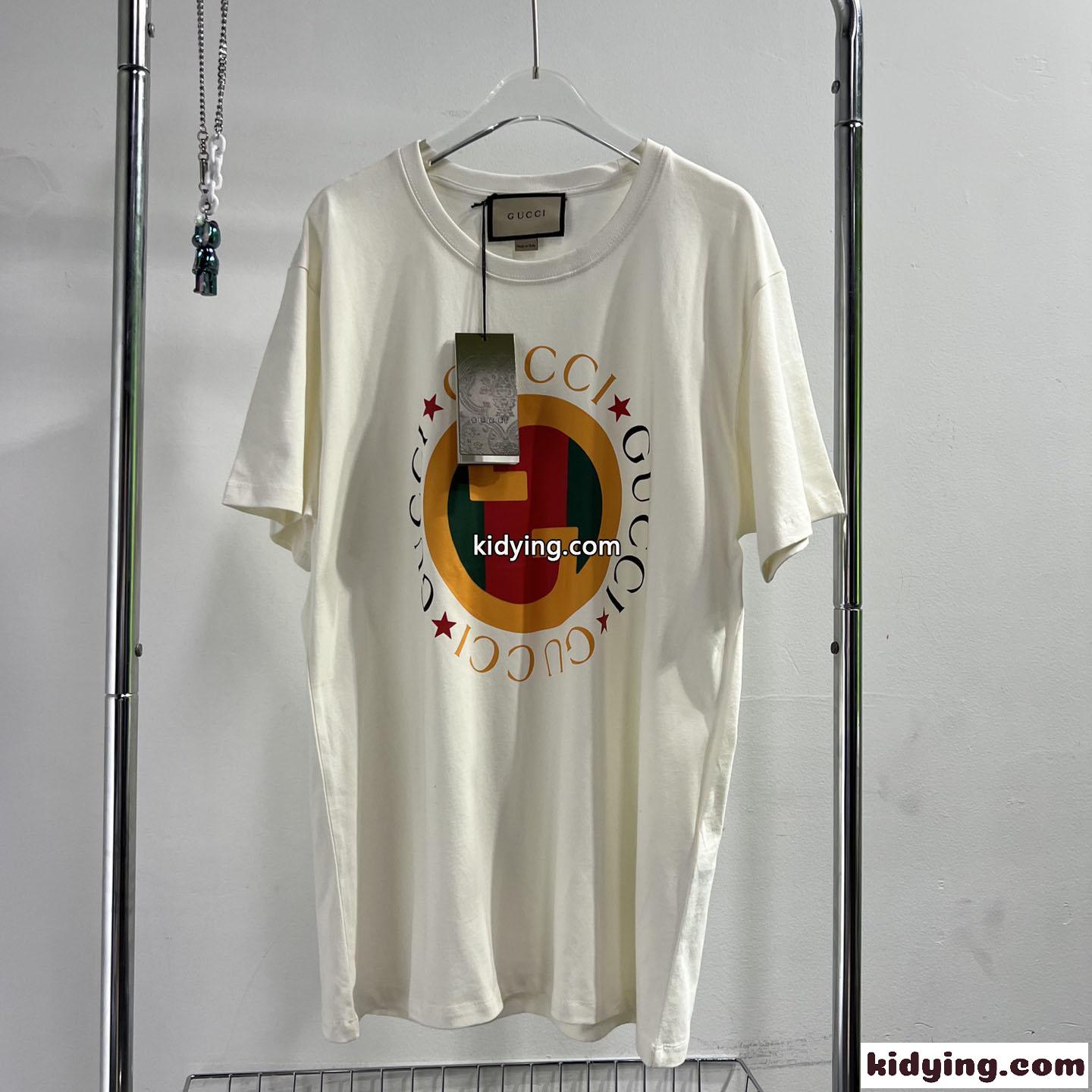 人気 インターロッキングG Tシャツ グッチ Tシャツ コピー 半袖 オーバーサイズ 男女兼用-0
