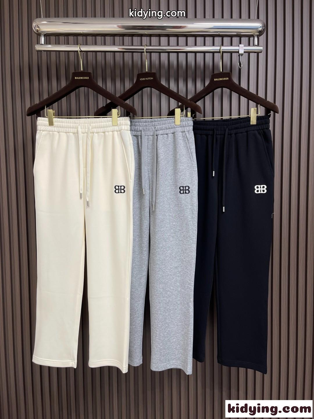 カジュアル ロゴ入り スウェットパンツ バレンシアガ パンツ コピー メンズ-1