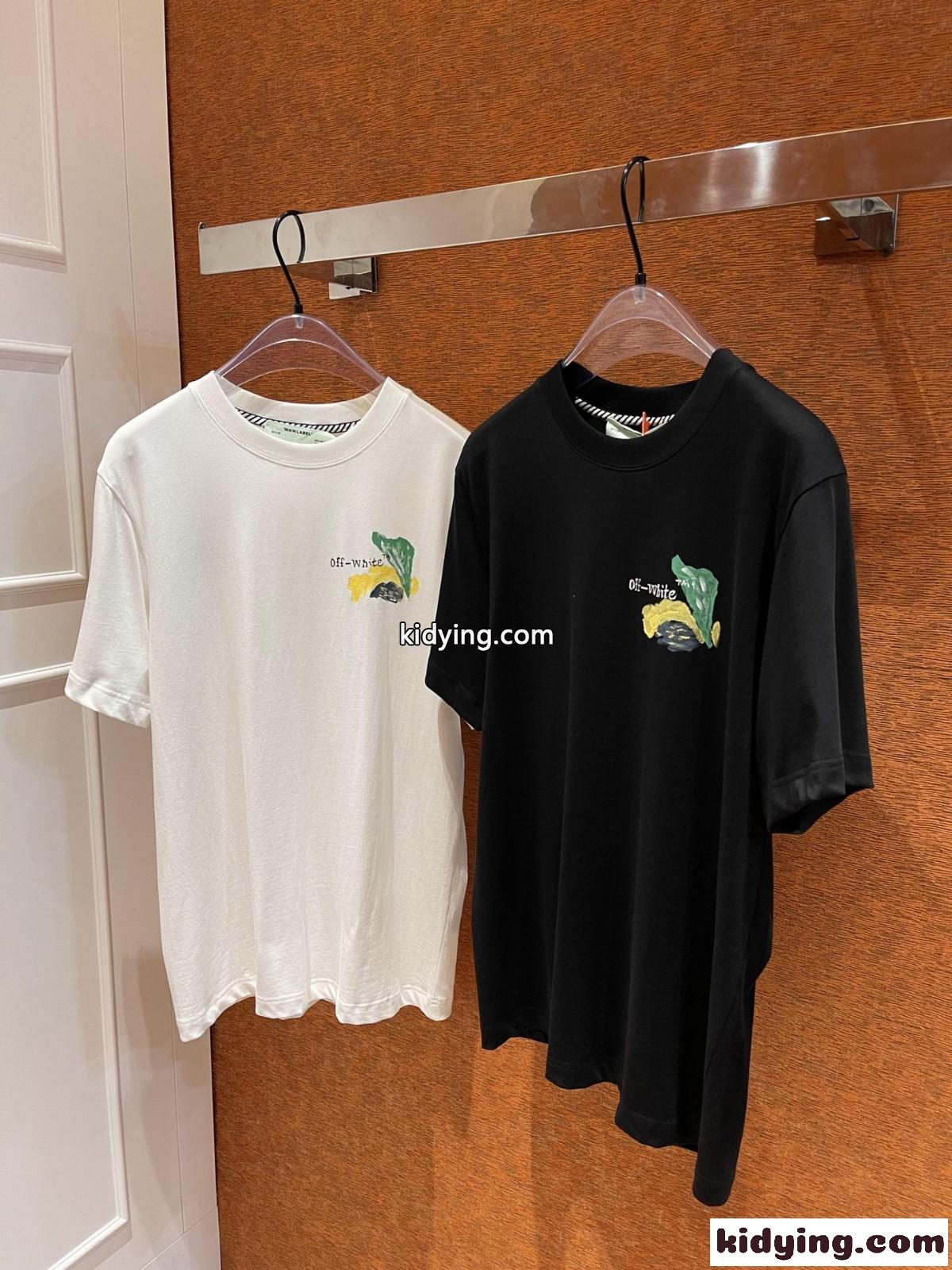 人気 おしゃれ ブラッシュアロー プリントTシャツ オフホワイト tシャツ コピー 半袖 トップス-0
