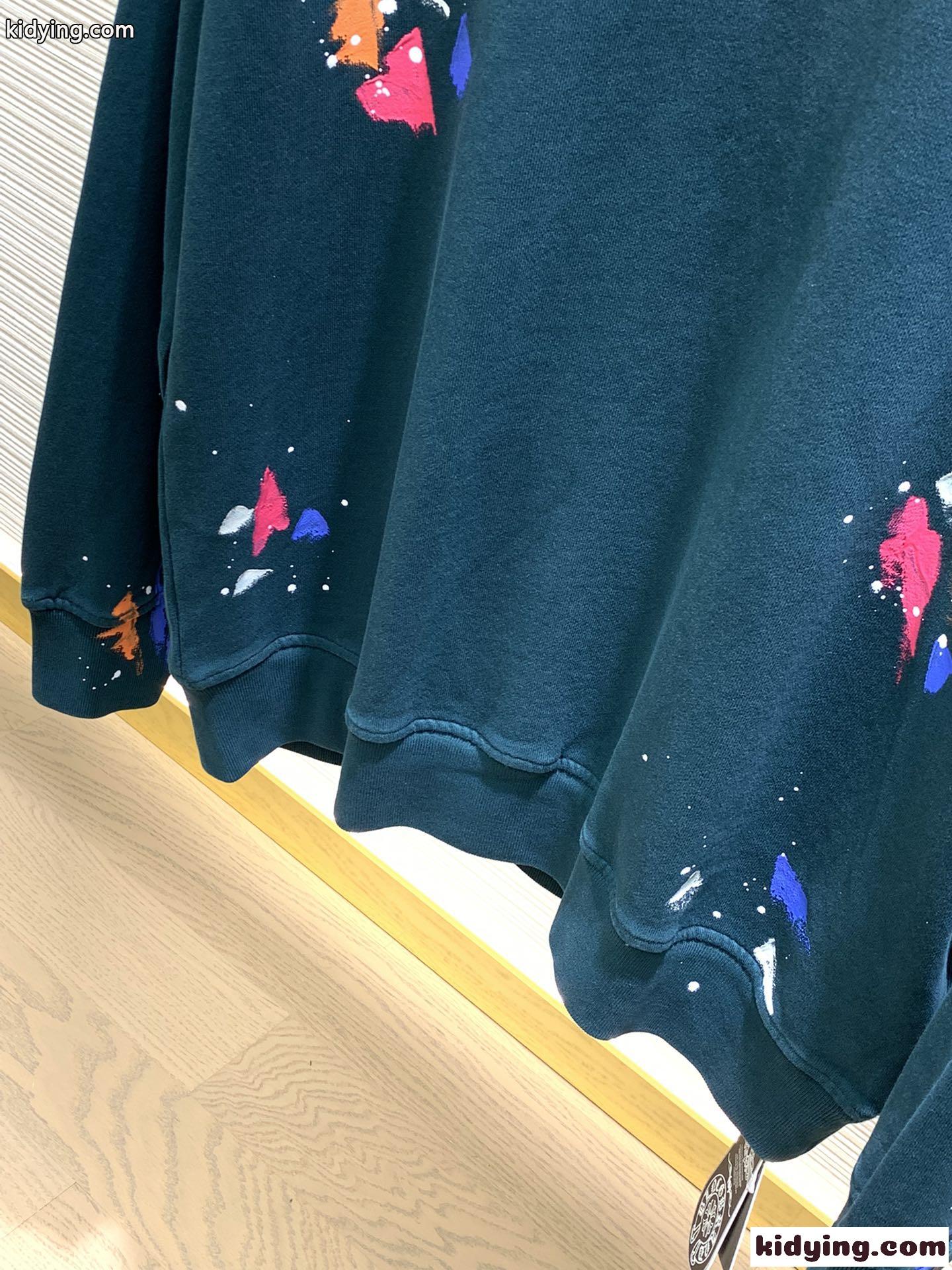 グラデーションロゴ クロムハーツ Tシャツ コピー クルーネック スウェットシャツ-4