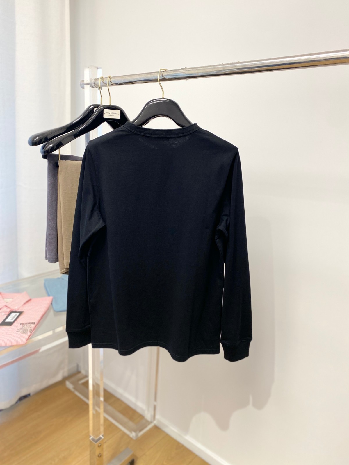 シンプル おしゃれ クロムハーツ Tシャツ コピー 長袖Tシャツ ブラック-3