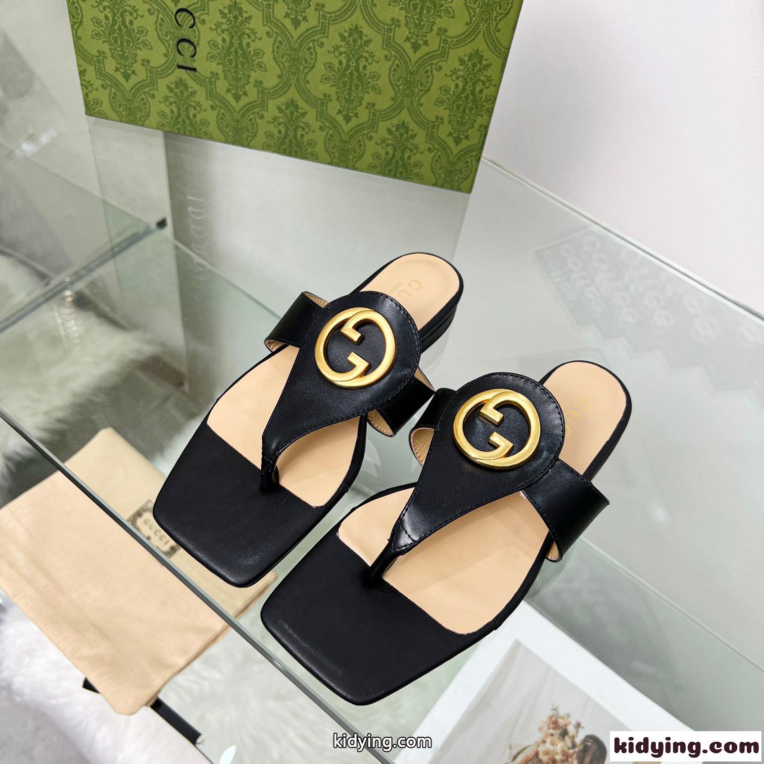 GUCCI グッチ ブロンディ トングサンダル スーパーコピー レディース ブラック-0