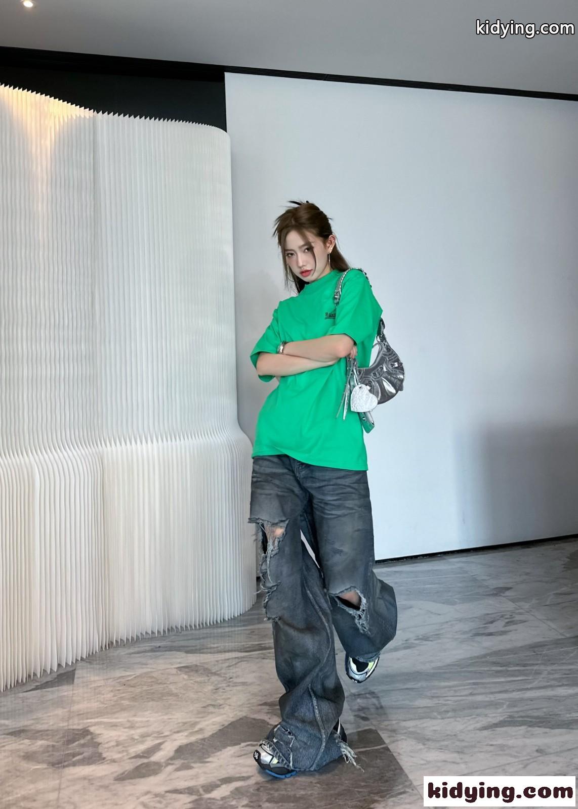 ユニセックス 人気 オーバーサイズ バレンシアガ BAGGY パンツ コピー ジーンズ-3