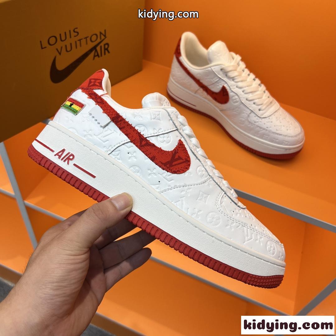 LV x OFF-WHITE x Nike オフホワイト スニーカー コピー レースアップ 人気 おしゃれ カジュアル-4
