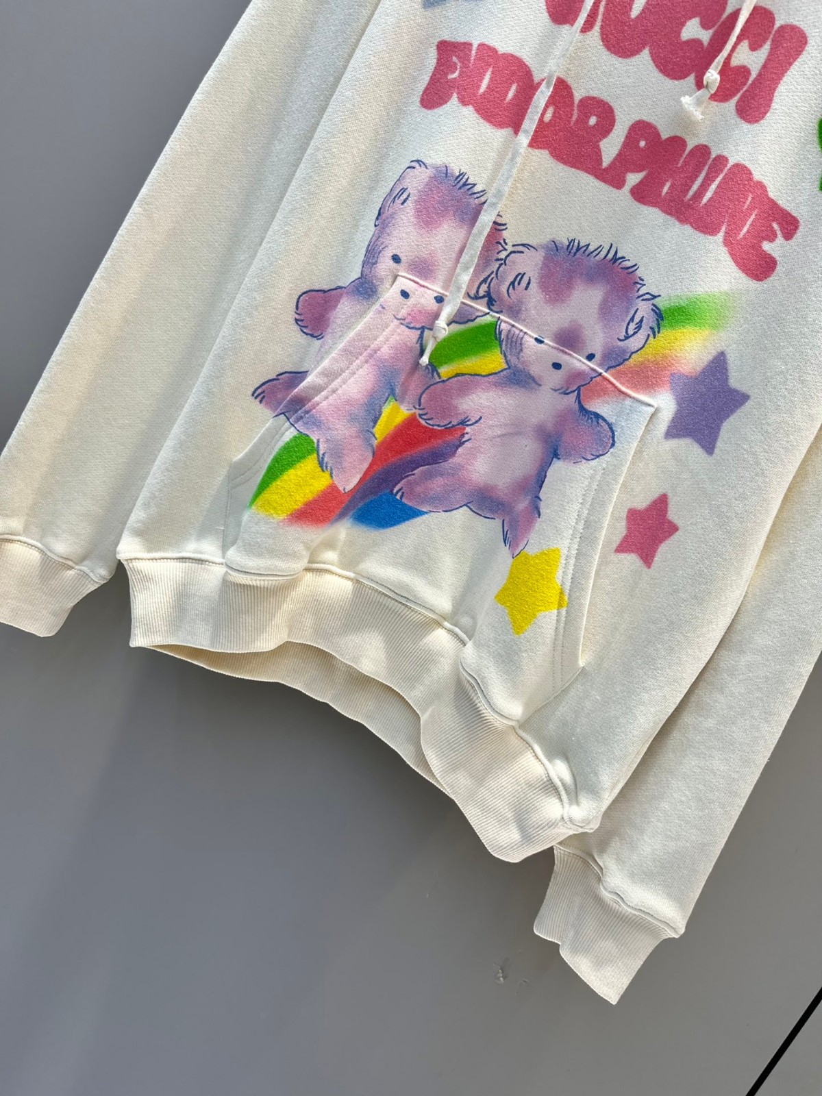 カジュアル 可愛い プリント グッチ パーカー コピー コットン フーディー-2