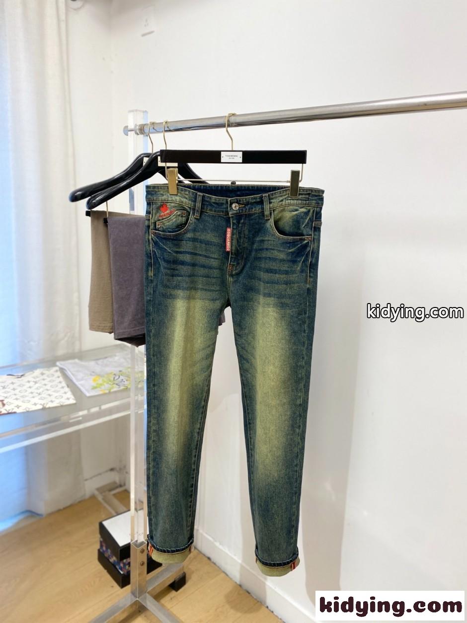カジュアル 合わせやすい デニムパンツ ディースクエアード ジーンズ 偽物-0