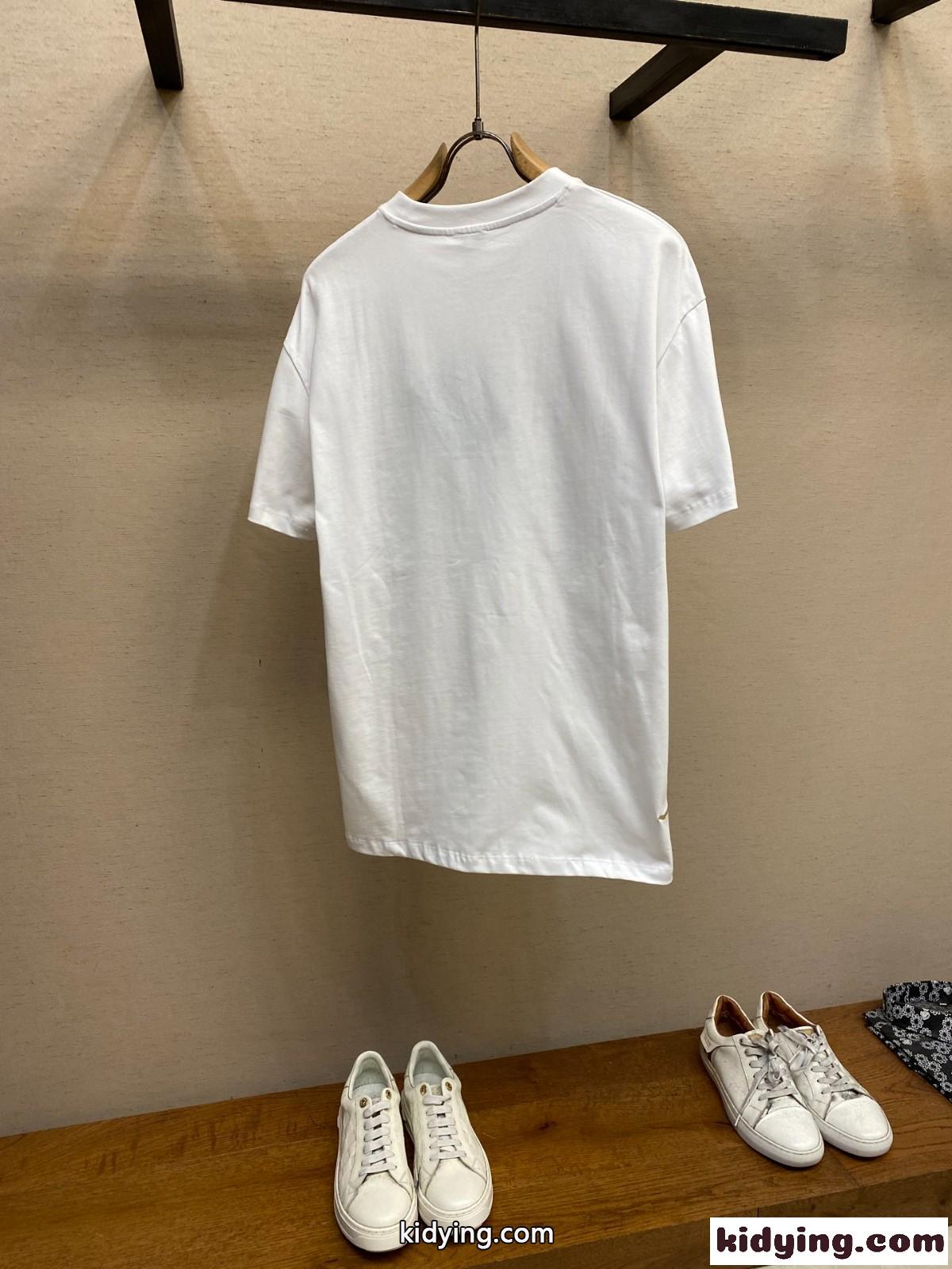 LOEWE x Suna Fujita ユニセックス 半袖Tシャツ ロエベ Tシャツ コピー リラックス-1