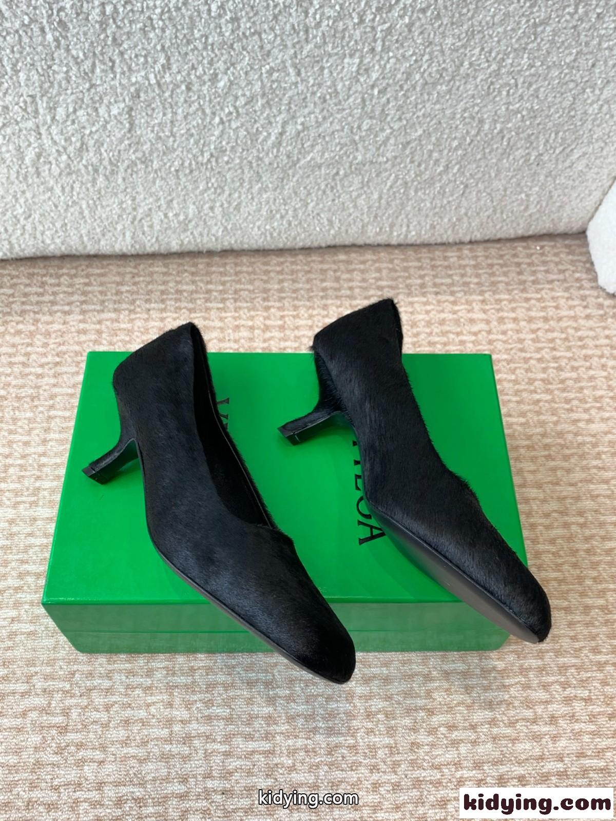 ボッテガ・ヴェネタ ブーギー パンプス スーパーコピー レディースシューズ ブラック-3
