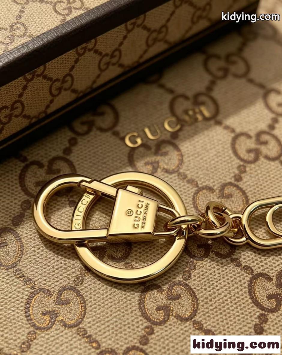 GUCCI スクリプト キーチェーン グッチ キーホルダー 偽物 キーリング-4