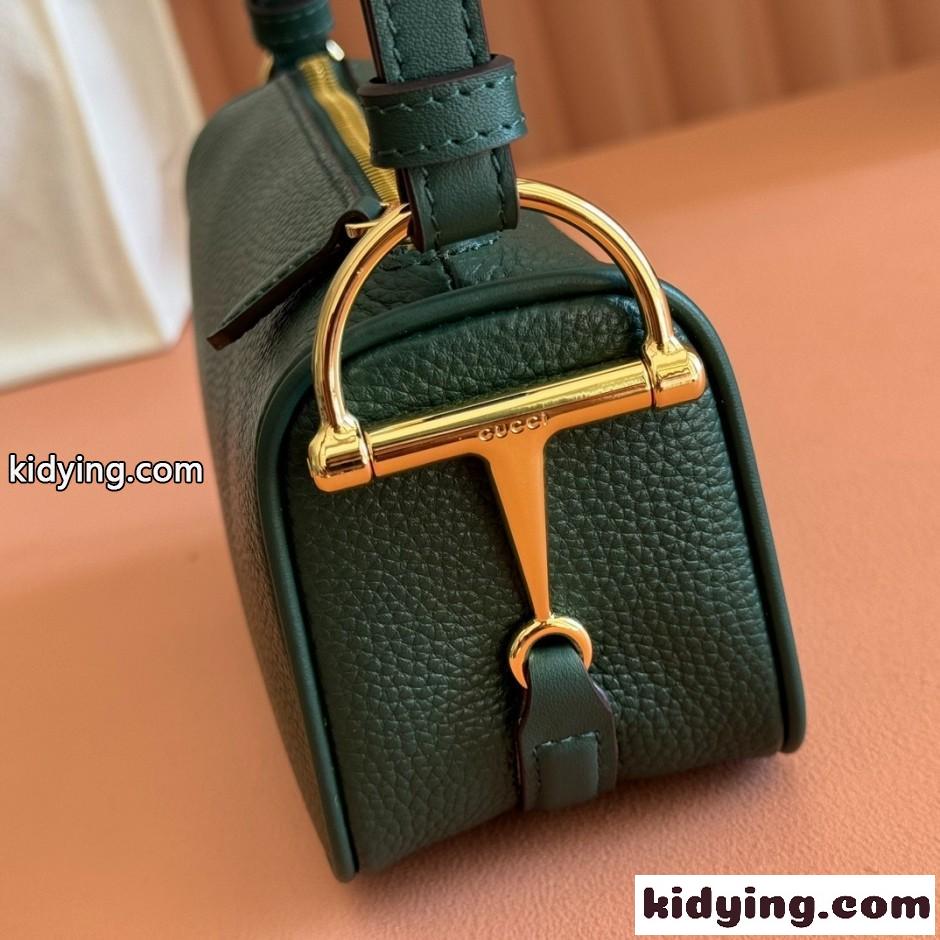 GUCCI グッチ ハーフ ホースビット ミニバッグ スーパーコピー 860784 グリーン-3