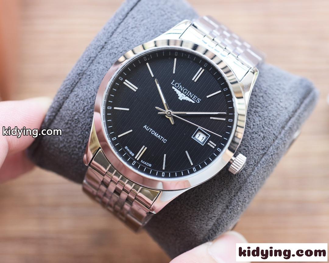 シンプル ビジネス 上品 人気 ロンジン 時計 コピー 腕時計 40mm 日付表示-2