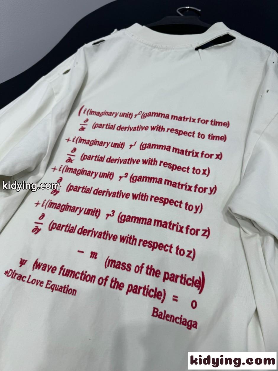 バレンシアガ Tシャツ コピー ユニセックス 刺繍入り オーバーサイズ 半袖Tシャツ-4