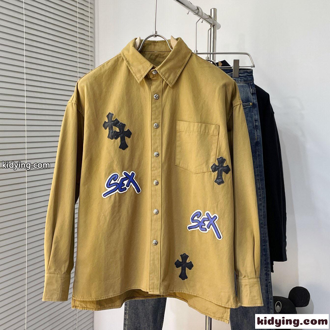 カジュアル かっこいい クロムハーツ シャツ コピー メンズ ファッション-1