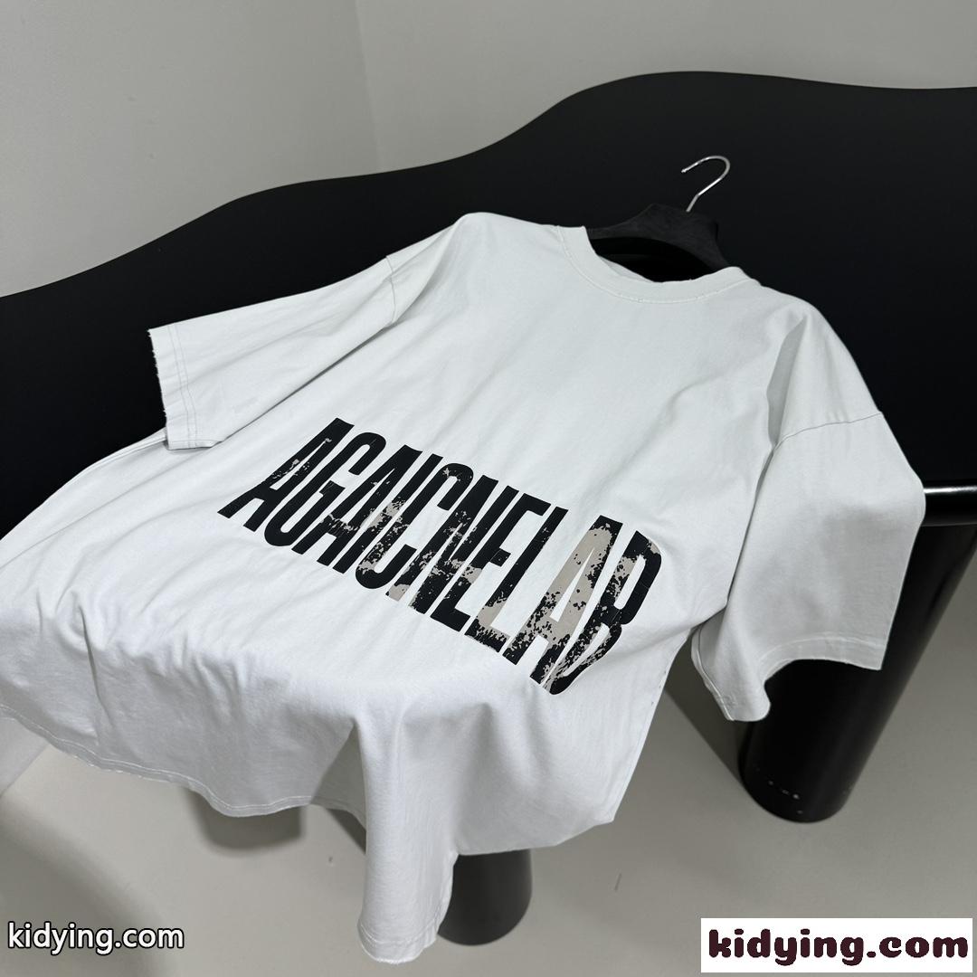 オーバーサイズ AGAICNELAB 半袖Tシャツ バレンシアガ Tシャツ コピー ホワイト-3