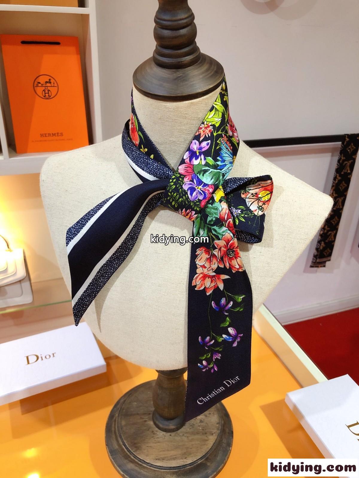 D-FLORAL ミッツァ スカーフ クリスチャン・ディオール スカーフ コピー レディース-4