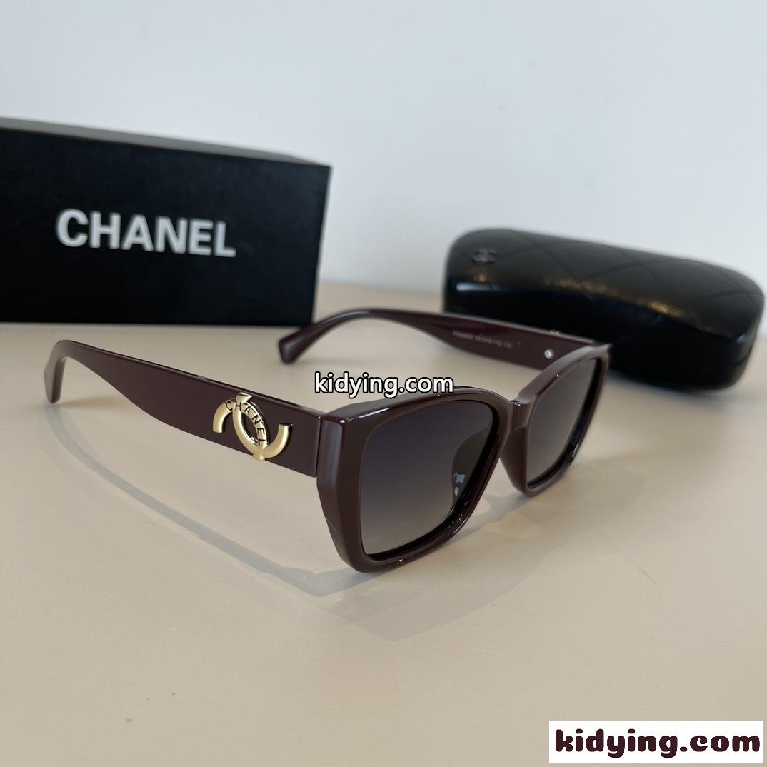 ユニセックス クラシック おしゃれ シャネル サングラス 偽物 小顔効果 合わせやすい-1