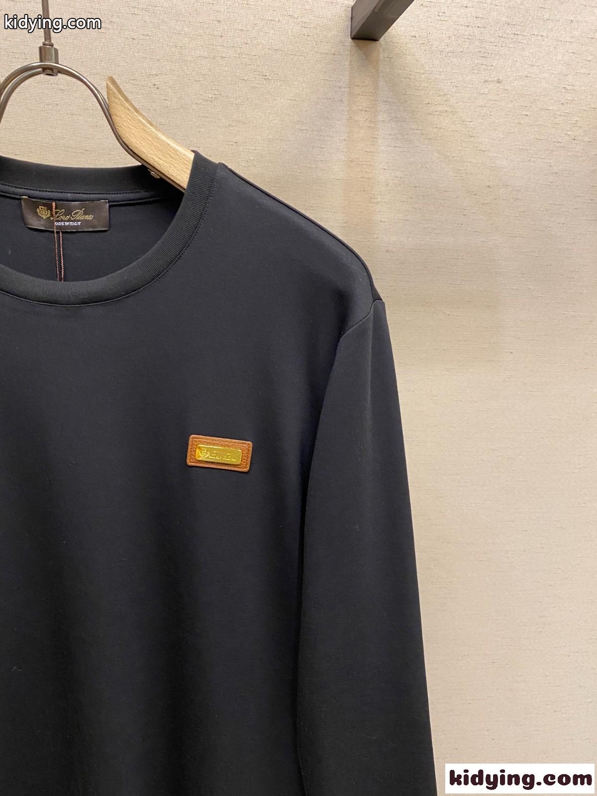 シンプル 洗練された 長袖Tシャツ ドルチェ&ガッバーナ Tシャツ 偽物 コットン-4