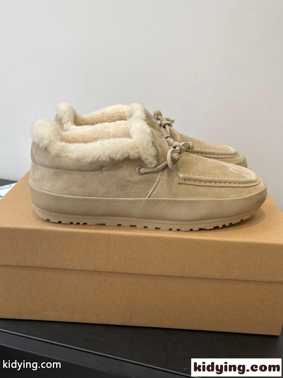 大人気 ムートンモカシン スリッポン UGG アグ スーパーコピー ベージュ-1