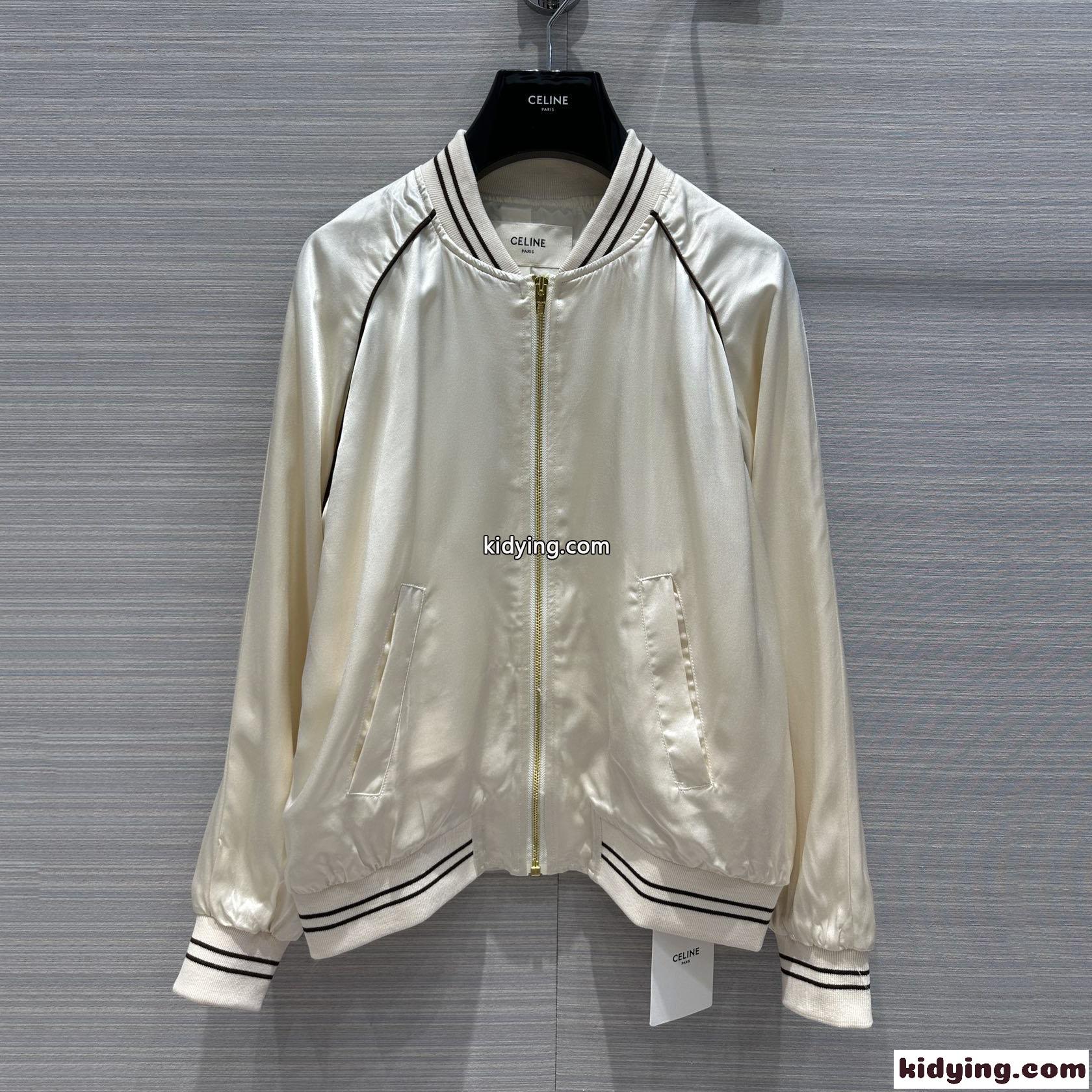 定番 人気 カジュアル 上品 ロゴ セリーヌ ジャケット コピー 合わせやすい-2