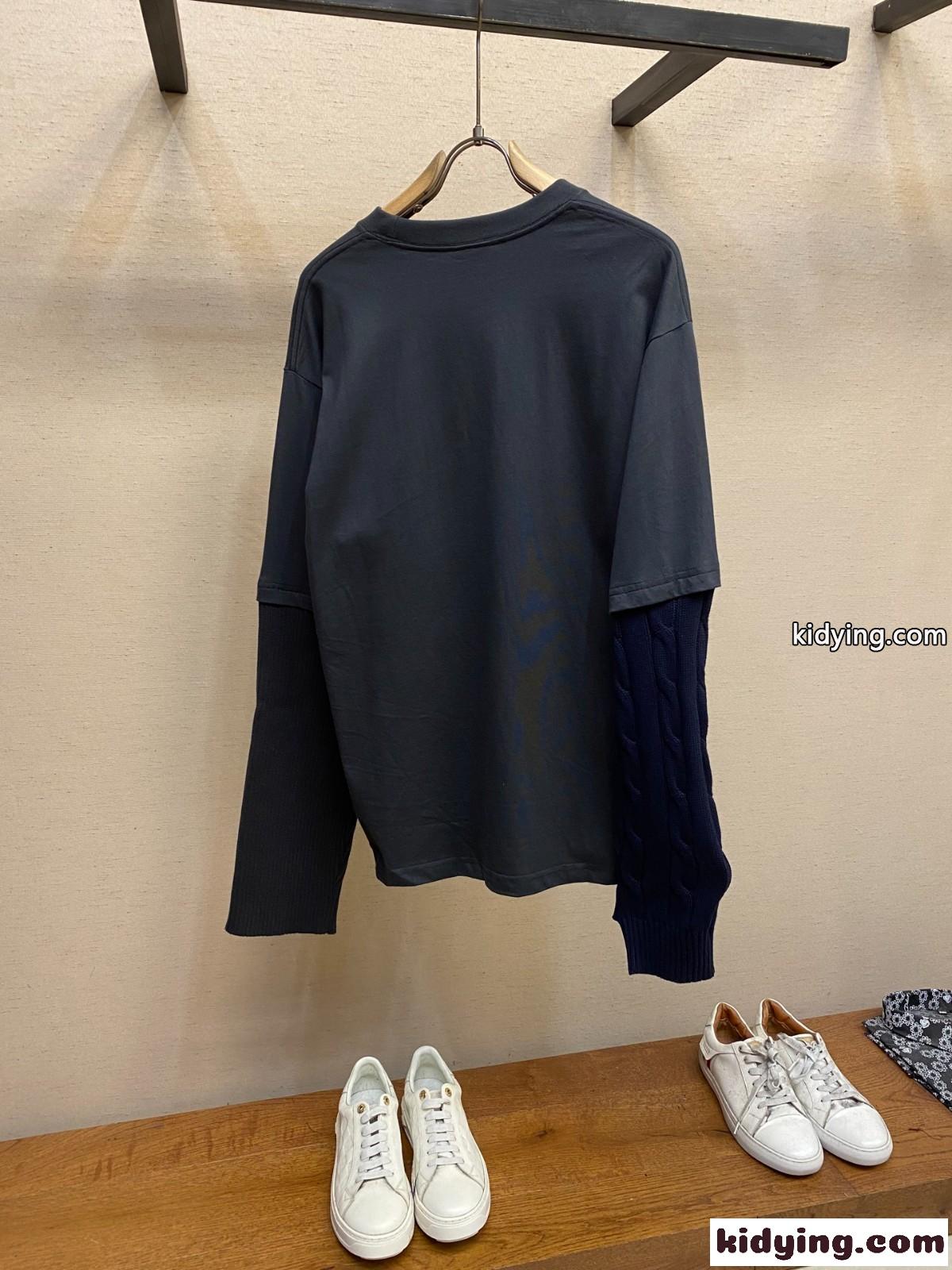 バレンシアガ パッチハンドル ケアスリーブ Tシャツ コピー カジュアル-1