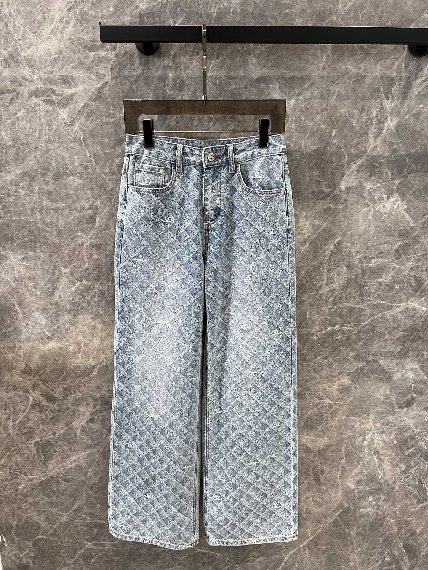 シャネル ジーンズ コピー レディース お洒落 合わせやすい デニムパンツ-1