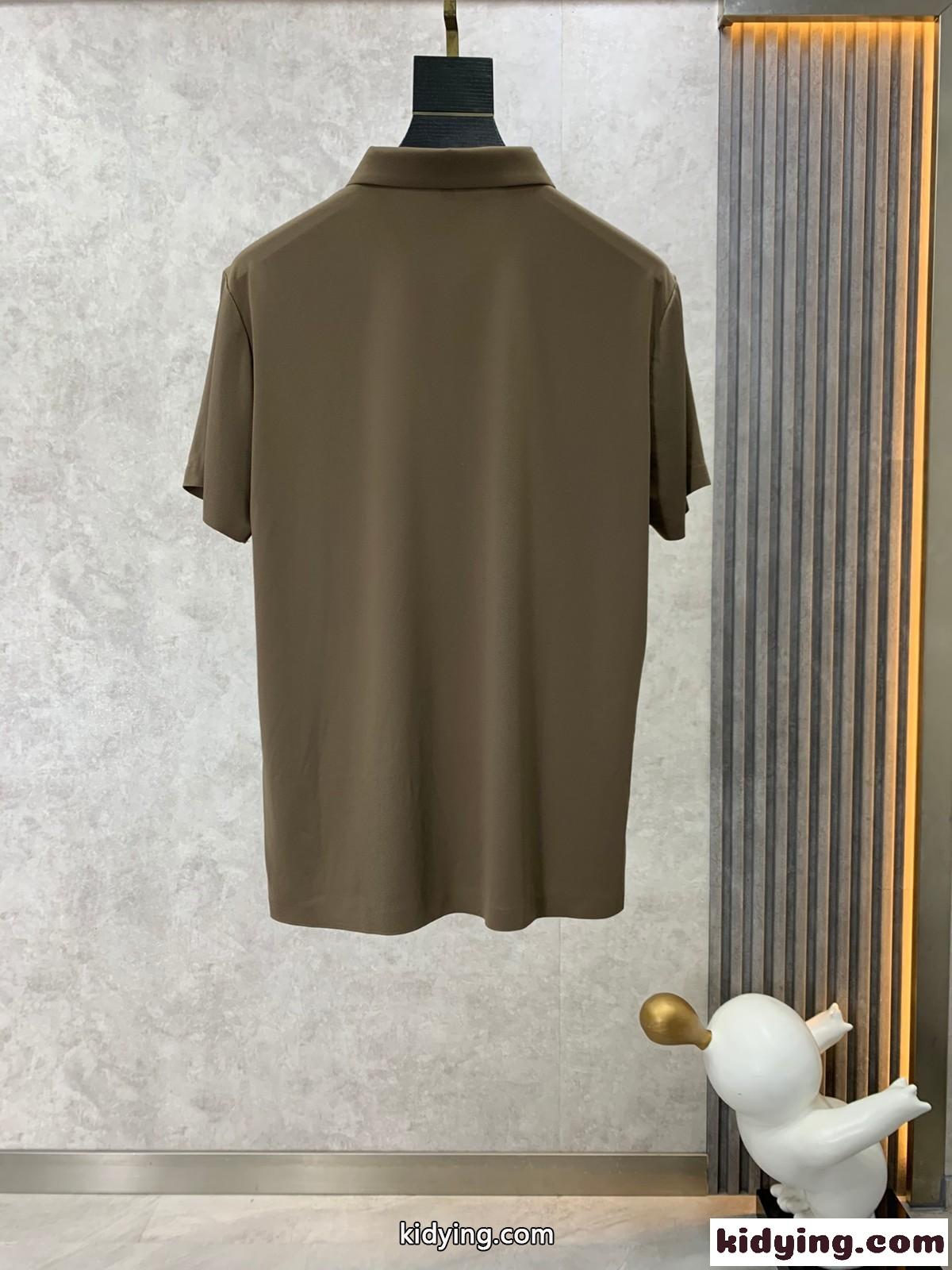 洗練された カジュアル ロゴ アルマーニ Tシャツ コピー メンズ 半袖 ポロシャツ-0