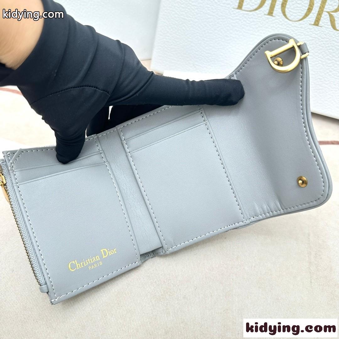 大人気 SADDLE ロータス クリスチャン・ディオール 財布 コピー オブリーク 三つ折り ウォレット-5
