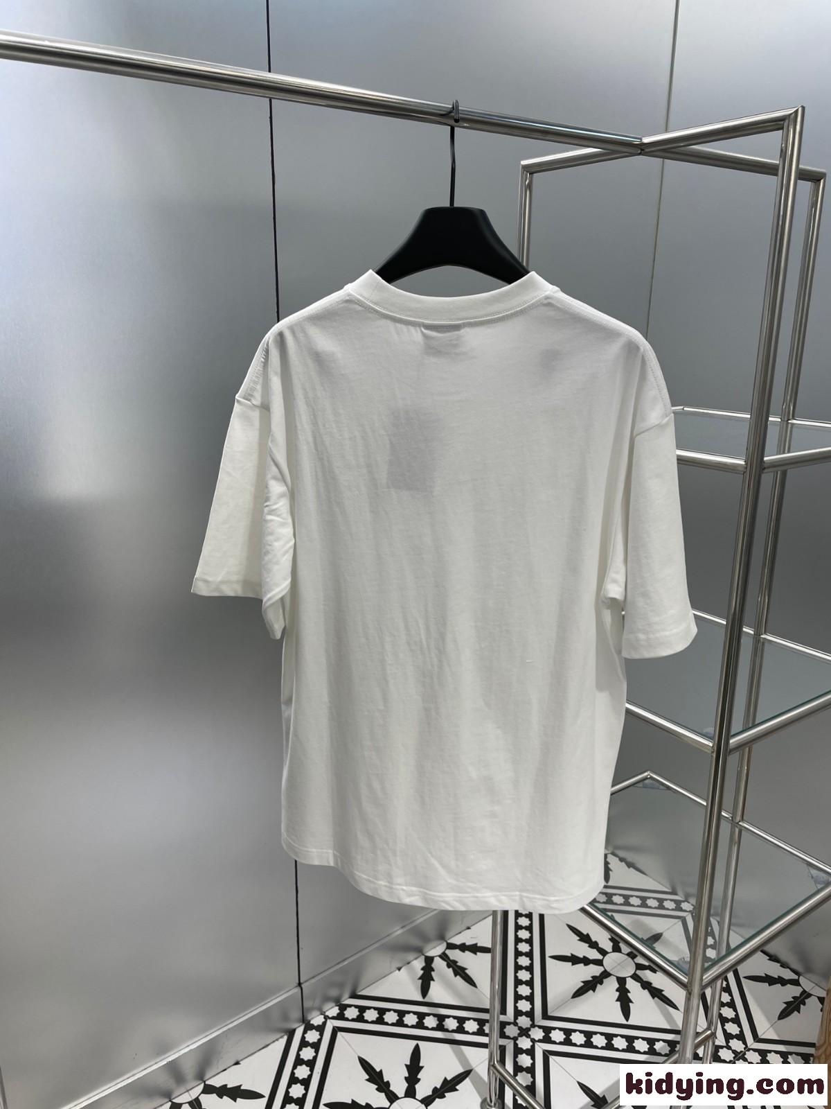 バレンシアガ Tシャツ コピー ユニセックス シンプル MIRROR ロゴ 半袖Tシャツ ファッション-2