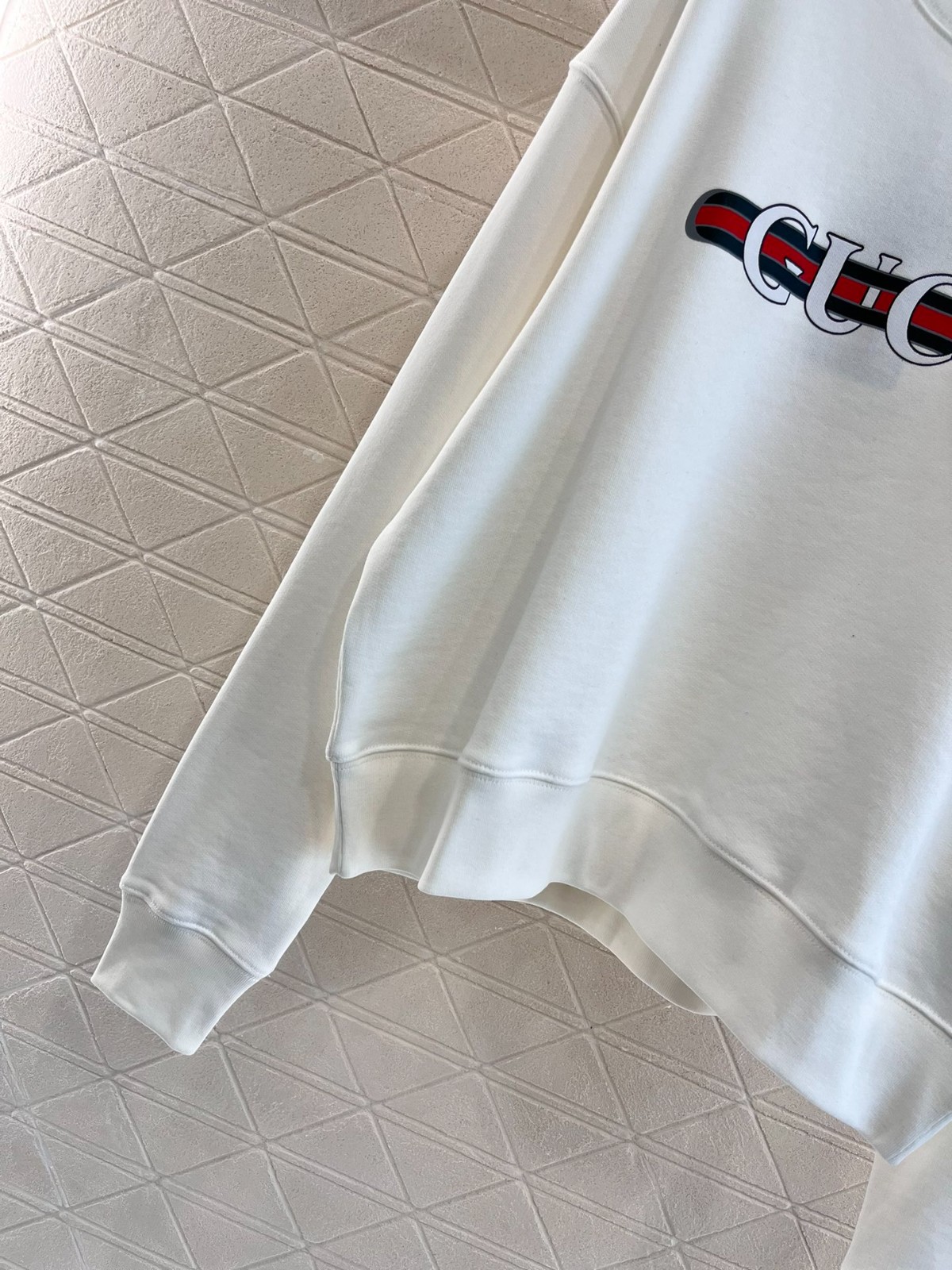 GUCCI プリント コットン スウェットシャツ グッチ Tシャツ コピー ホワイト-4