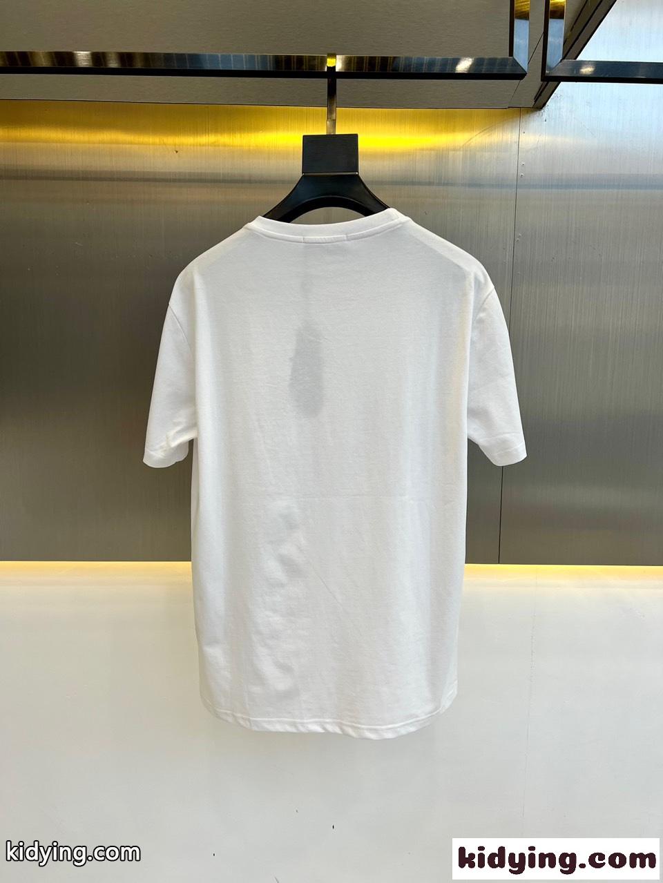 おしゃれ カジュアル クルーネック ロゴ クロムハーツ Tシャツ コピー コットン ホワイト-4