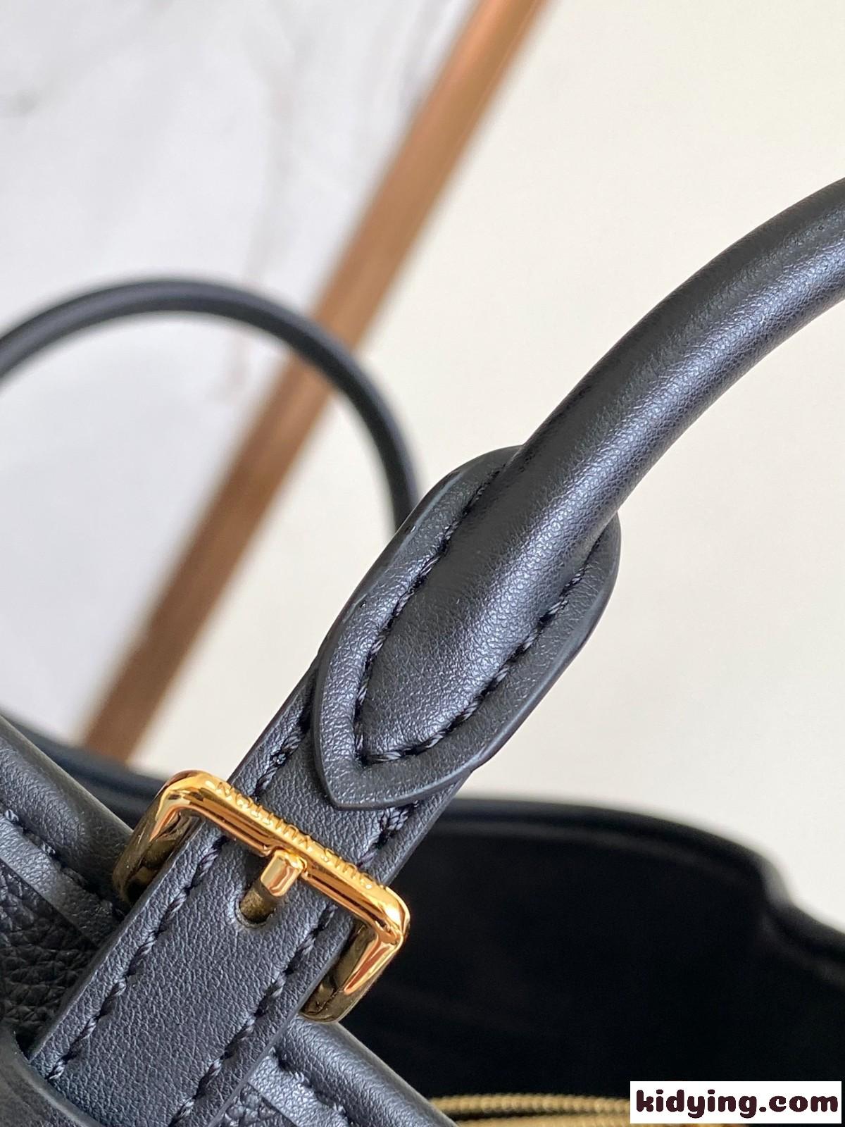 収納力抜群!ルイ・ヴィトン バビロン トートMM スーパーコピー M47185 ブラック-4
