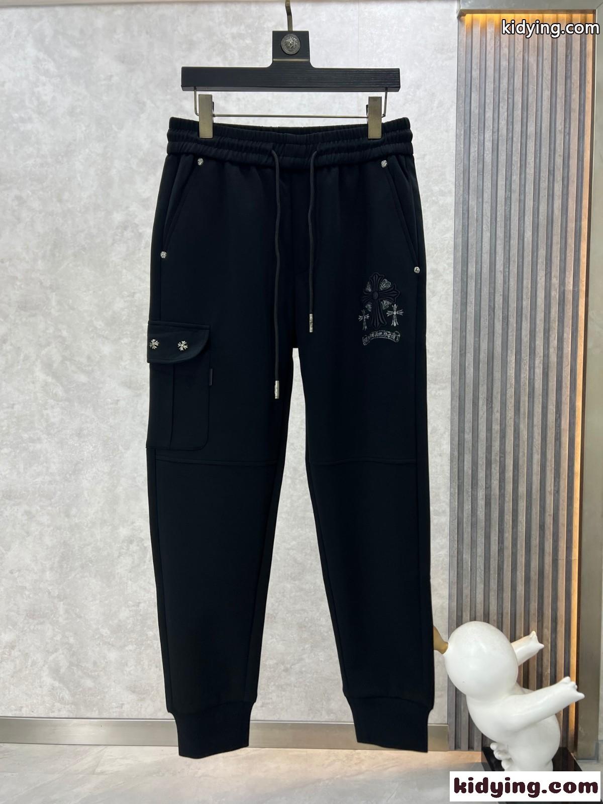 おしゃれ 合わせやすい クロムハーツ パンツ コピー メンズ カジュアルパンツ-2