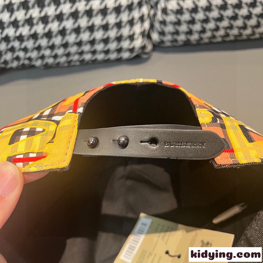 バーバリー キャップ 偽物 人気 お洒落 コットン ベースボールキャップ-3