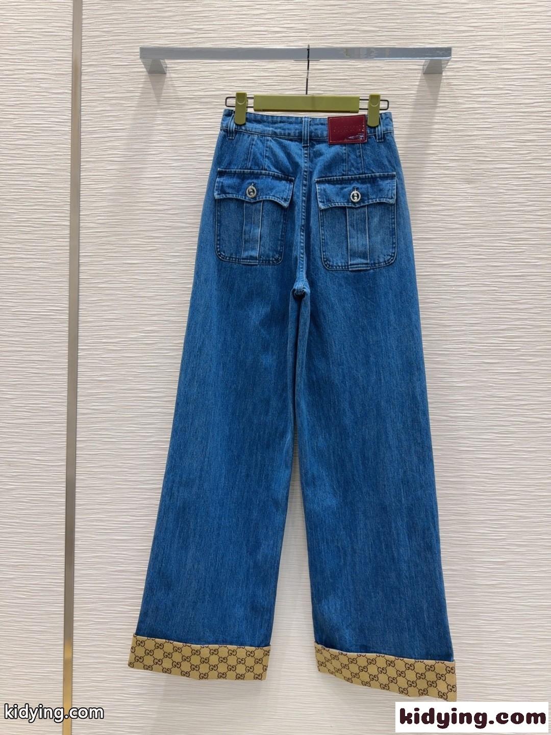 おしゃれ カジュアル デニムパンツ グッチ ジーンズ コピー レディース-3