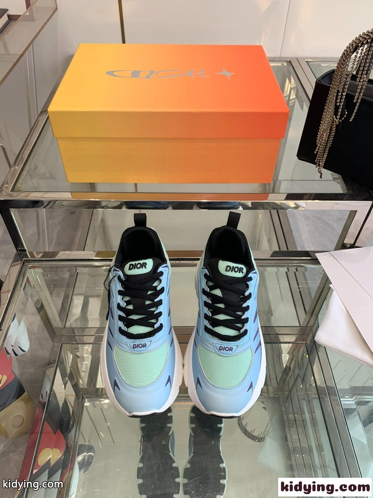 限定 大人気 DIOR AND LEWIS HAMILTON クリスチャン・ディオール スニーカー スーパーコピー ブルー-2