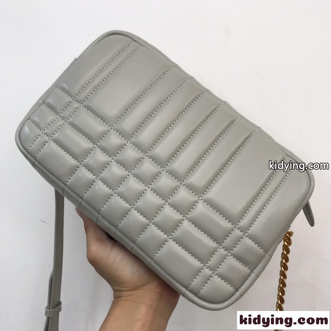 人気 スモール ローラ カメラバッグ バーバリー バッグ コピー ショルダーバッグ グレー-1
