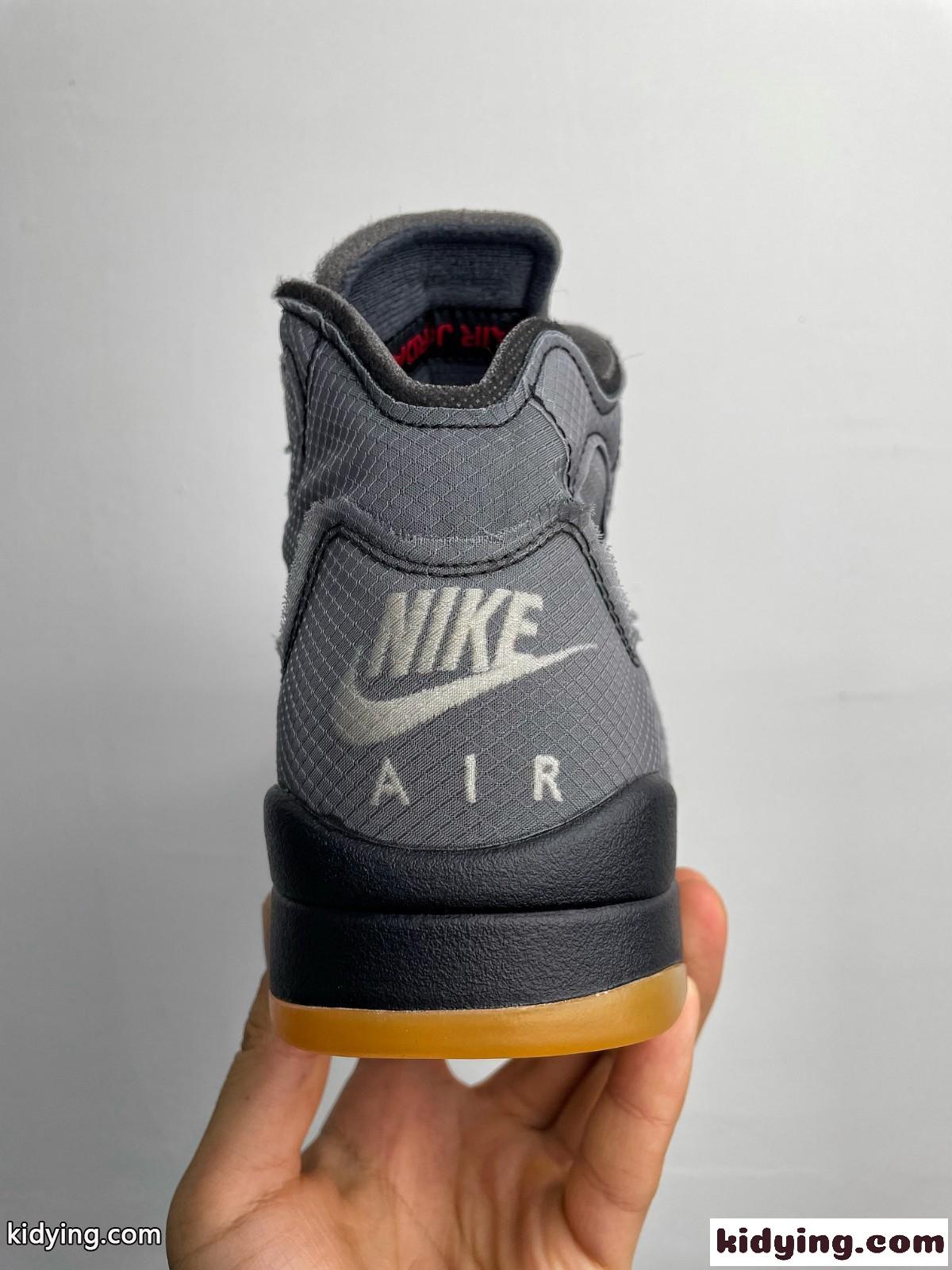 大人気 Off-White X Air Jordan 5 オフホワイト スニーカー コピー 軽量 レースアップ-2