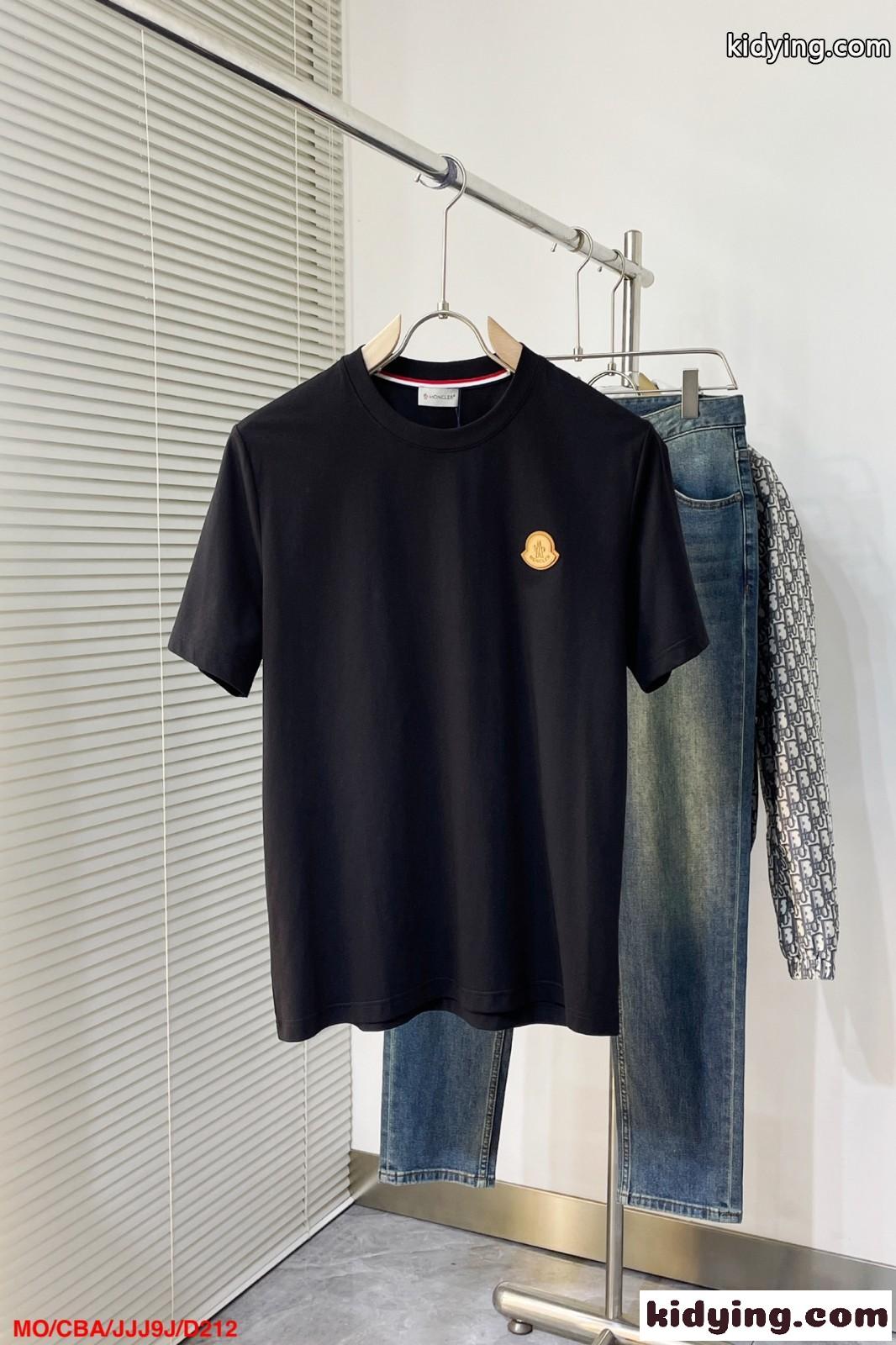 モンクレール Tシャツ コピー シンプル カジュアル ロゴ 半袖Tシャツ-1