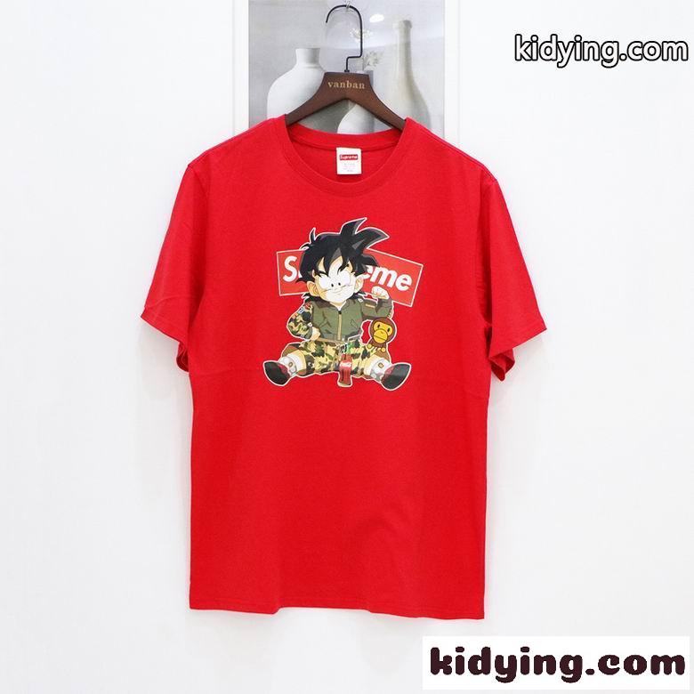 4色あり おしゃれ プリント カジュアル クルーネック 半袖 トップス シュプリーム tシャツ コピー 春夏 定番 人気-3
