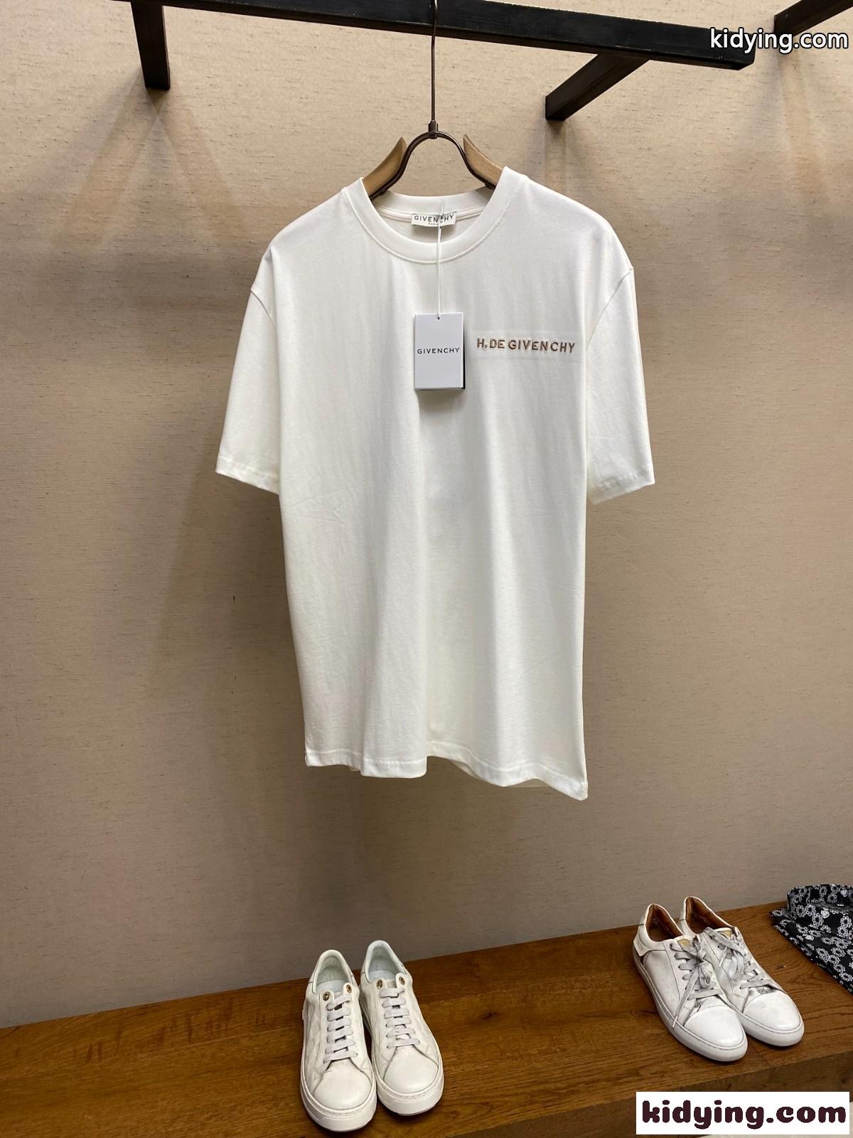 ジバンシィ コットン シャンデリア＆スネークエンブロイダリー Tシャツ スーパーコピー-0