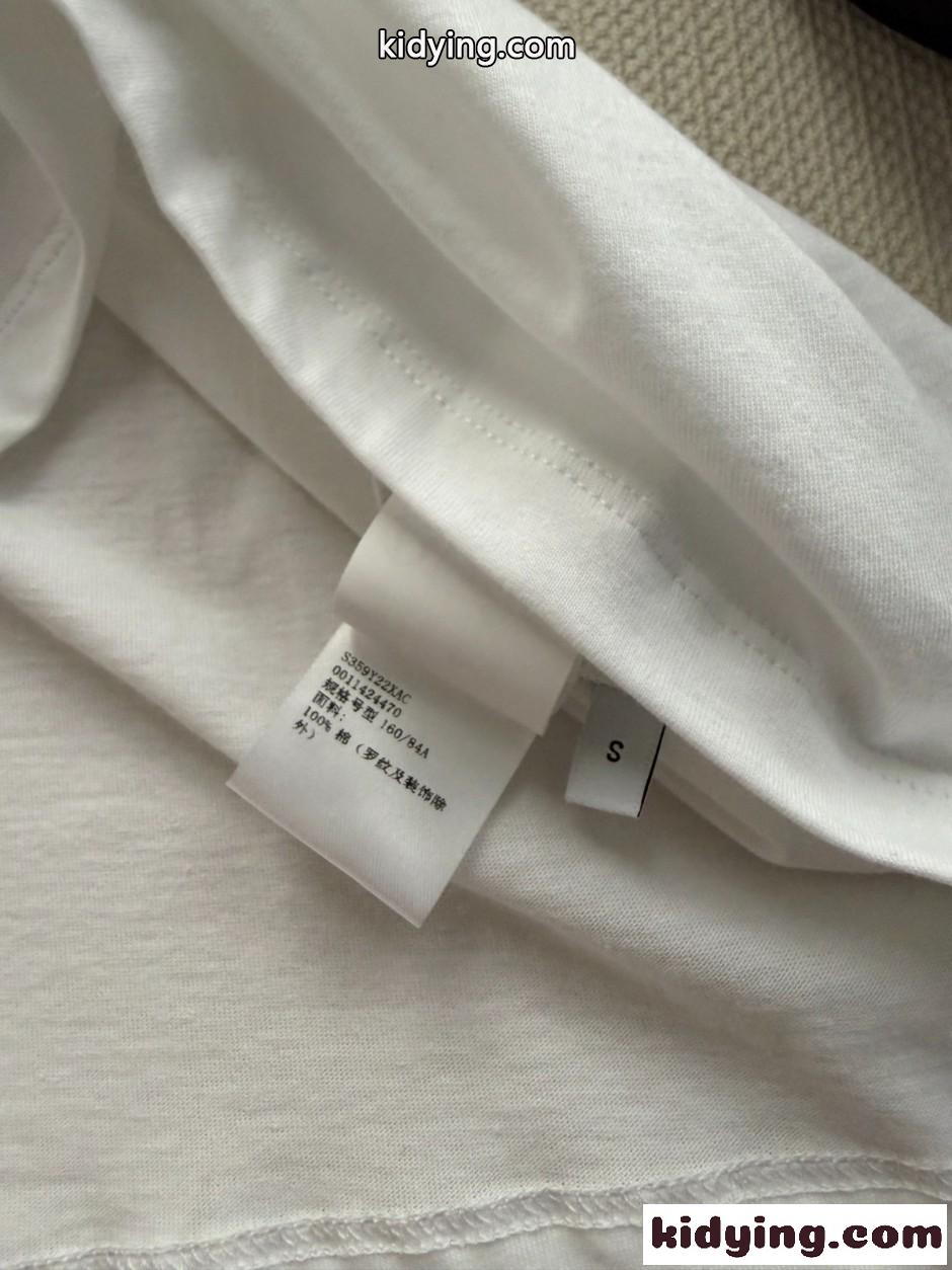 ベーシック 合わせやすい ロゴ入り 半袖Tシャツ ロエベ Tシャツ 偽物 ホワイト-3