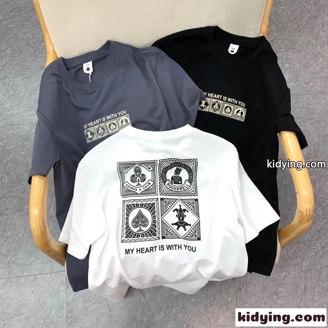 春夏 定番 メンズ 半袖 トップス カジュアル おしゃれ アルマーニ tシャツ コピー クルーネック-2