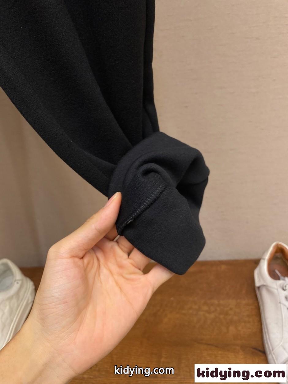 シンプル カジュアル スウェットパンツ エルメネジルド・ゼニア パンツ 偽物 ブラック-3