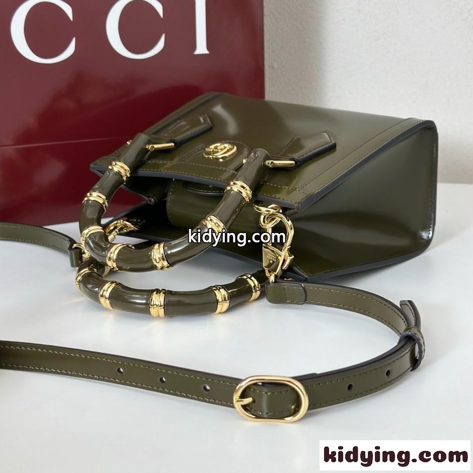 GUCCI ダイアナ スモール トートバッグ グッチ スーパーコピー 832936 グリーン-3