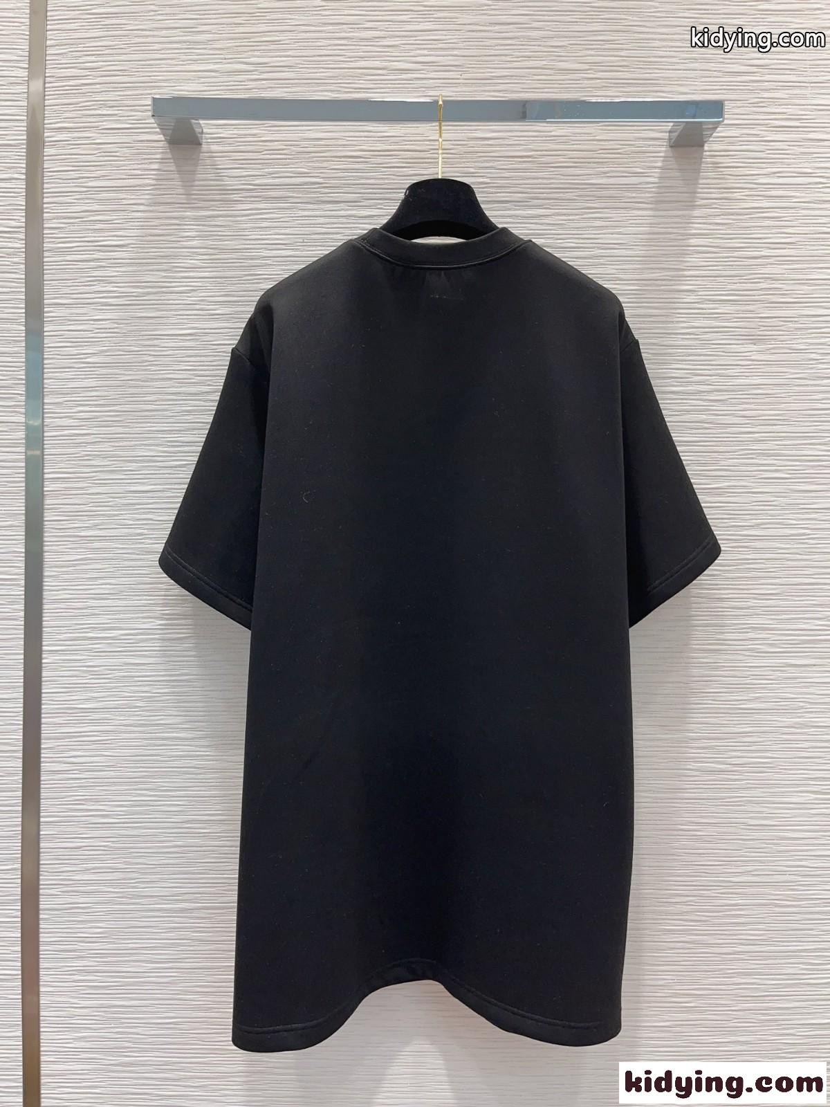 ジャイアントスナップボタンTシャツドレス ルイヴィトン ワンピース コピー レディース-3