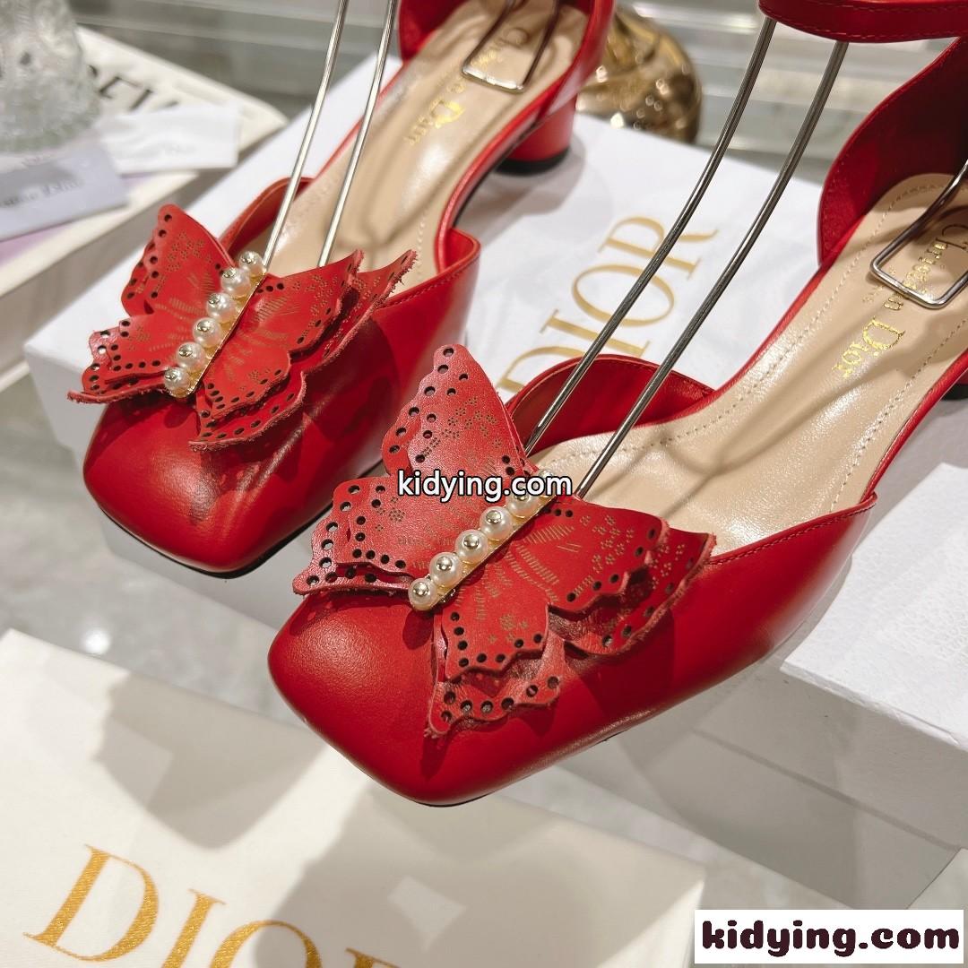 クリスチャン・ディオール パンプス コピー エレガント Dior Tale パンプス レッド-2