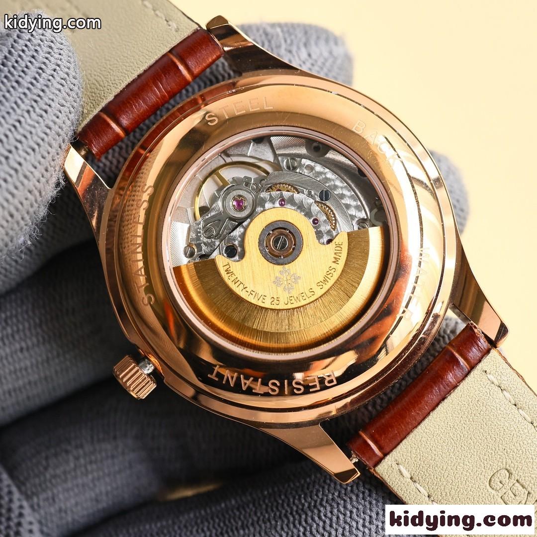 パテック・フィリップ 時計 コピー クラシック 人気 ムーンフェイズ 40mm ウォッチ-4