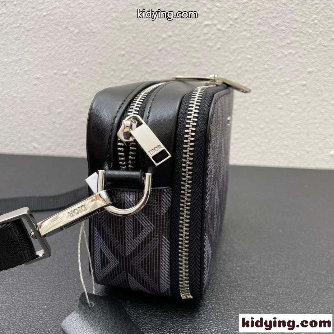 クリスチャン・ディオール バッグ コピー 大人気!! DIOR CD Diamond キャンバス メッセンジャーポーチ 斜め掛け-0