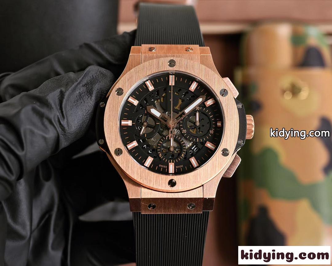 大人気 ビッグバン スケルトン ウブロ 時計 コピー 44mm メンズ ウォッチ-1